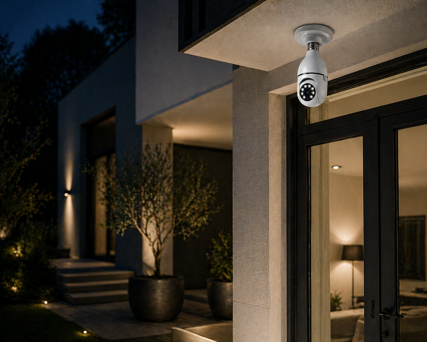 Cámara Bombilla WiFi | Seguridad Discreta 360°